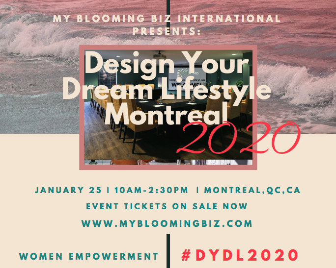 Design Your Dream Lifestyle Montreal Event 2020